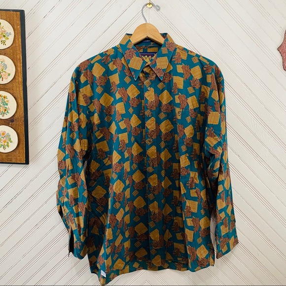 Ralph Lauren Other - Ralph Lauren Autumn Leaf Print Button Down Shirt